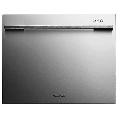 Fisher & Paykel DD60SDFHTX7 Designer Built-in Single DishDrawer Dishwasher, Stainless Steel